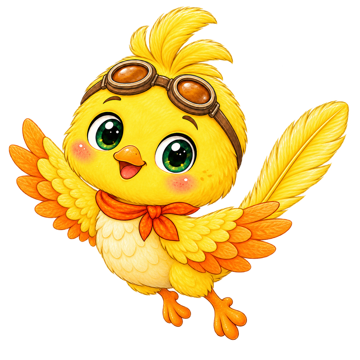 Cucly volando